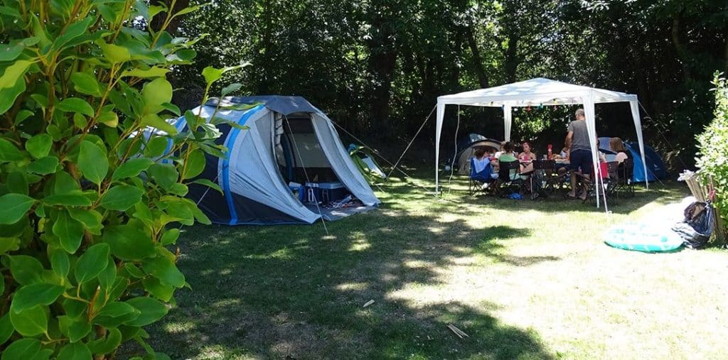 Emplacement de camping à Fouesnant dans le Finistère Sud