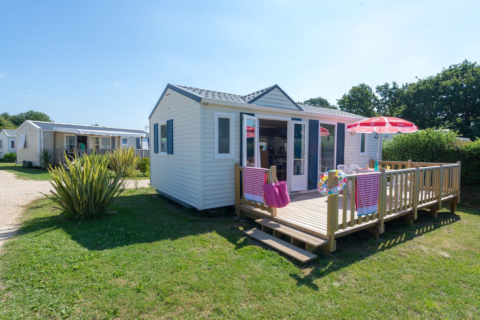 Location mobil-home à Fouesnant - Gamme Cosy - Camping Finistère sud Kersentic