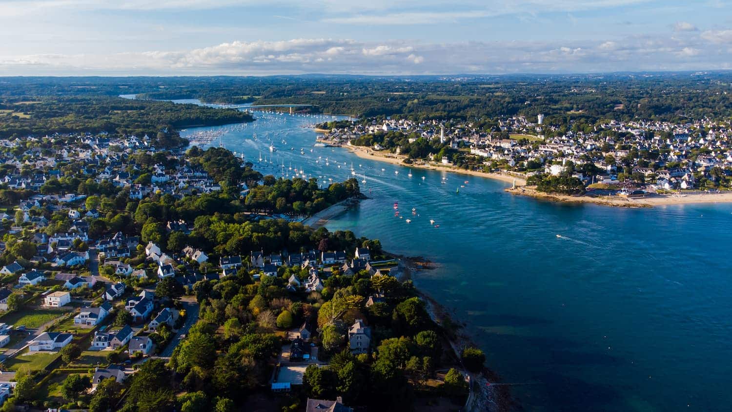 Paysage dans le Finistère sud - Camping à Fouesnant