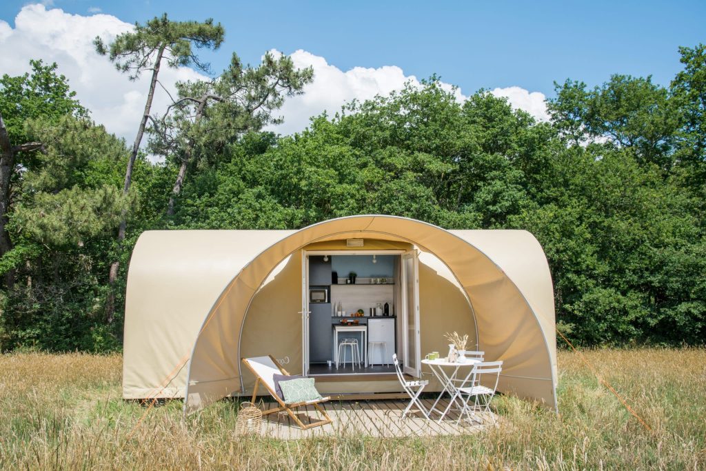 Hébergement insolite Finistere sud - Camping Kersentic Fouesnant